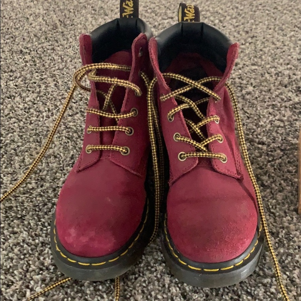 Burgundy Dr. Martens